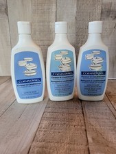 Corningware Cleaner Conditioner Blue Polish Corelle Pyrex 3 Bottles Polish open picture