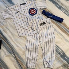 Toddler boy Chicago Cubs Nike Jersey Uniform Costume Halloween Baseball 2T picture