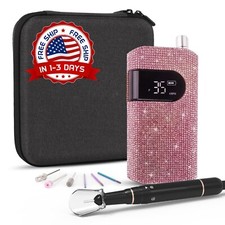 Taladro De Uñas Electrico Inalambrico Profesional 35000 RPM Pulidor Para Lima US picture