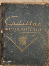Vtg Original Cadillac Master Parts List Catalog (up To 1954) picture