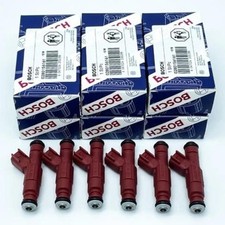 6x Genuine Bosch 0280156161 12 Hole Fuel Injectors for 1999-2004 Jeep 4.0L picture