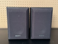 Sony SS-B1000 Bookshelf Speakers Black Pair  picture