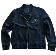 Prada Zipper Technical Re-Nylon Logo-Plaque Zipper  Jacket Size Small / Medium picture
