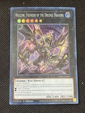 YuGiOh - Wollow, Founder Of The Drudge Dragons DABL-EN047 Super Rare 1st  Ed NM picture