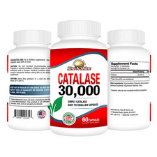CATALASE 30,000 - Anti-Aging Catalase Antioxidant Enzyme - 60ct Rise-N-Shine picture
