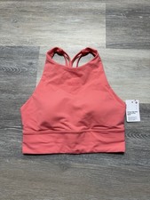Lululemon Energy High-Neck Longline Bra - Raspberry Cream / Size 4 picture