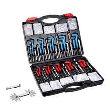 VEVOR Helicoil Thread Repair Kit 338-Piece SAE and Metric Rethreading Tool Kit picture