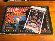 Vintage TOMY 1979 Atomic Arcade Electronic Pinball Machine Full w/ box Untested picture