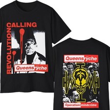 Vintage Queensryche Revolution Calling Shirt Operation Mindcrime 2-Sided picture