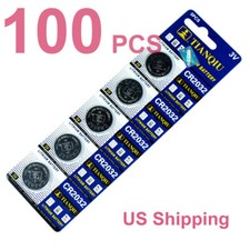 100 PCS CR2032 Lithium Battery 3V Button Cell for Digital Scales remote controls picture