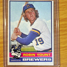 Topps 1976 Robin Yount Base Set #316 Milwaukee Brewers MLB Baseball Card picture