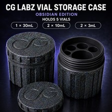 CG LABZ Obsidian Peptide TRT Storage Case - Holds 5 Vials 1x 30mL 2x 10mL 2x 3mL picture