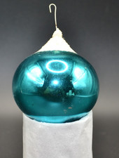 Vintage Teardrop Perma Cap Snowcap Ornament Shiny Brite Corning picture