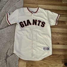 Majestic San Francisco Giants Barry Zito 75 MLB Baseball Jersey M Cream Home picture