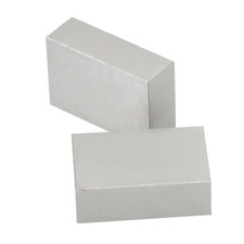 1 x 2 x 3 Inch Blocks No Holes Matched Pair Hardened Steel Plain (1