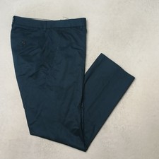 Bonobos Pants Men 32x30 Blue Chino Slim Flat Monday Business Workday Warrior picture