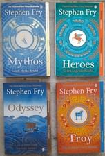 Stephen Fry Greek Myths Series 4 Books Set (Heroes, Mythos, Troy, Odessy) picture