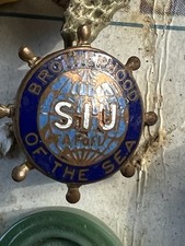 BROTHERHOOD OF THE SEA - SEAFARERES INTERNATIONAL UNION Lapel Pin picture