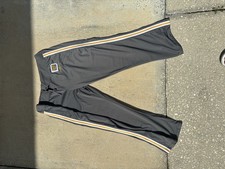 Vintage Disney Parks Walt Disney World Track Pants Gray Gold Stripe Athletic XL picture