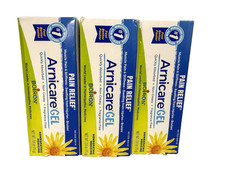 Boiron Arnicare Gel 2.6 oz 3 Pack Pain Relief Muscle Soreness Bruises Exp. 06/27 picture