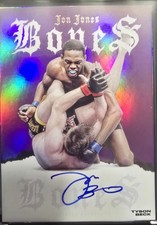 Jon Jones Tyson Beck Signed Trading Card 10/10 Not Topps Ufc picture