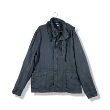 James Perse Field Jacket Mens 4 Gray Gorpcore Minimalist Utilitarian MXE2862 picture