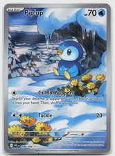 Piplup 098/094 (NM) - Phantasmal Flames - Illustration Rare - Pokemon TCG picture