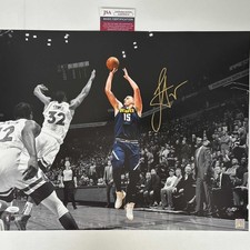 Autographed/Signed Nikola Jokic Denver Nuggets 16x20 Photo JSA COA #4 picture