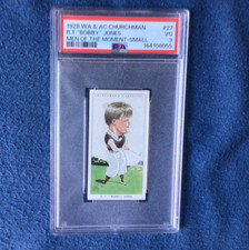 1928 R.T. BOBBY JONES PSA 3 CHURCHMAN MEN OF THE MOMENT #27 HOF GOLF CARD picture