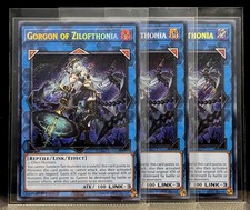 3x Gorgon of Zilofthonia DUAD-EN050 Duelist's Advance 1st Edition Secret Rare picture