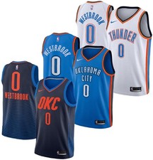 Oklahoma City Thunder Russell Westbrook Swingman Custom Stitched picture