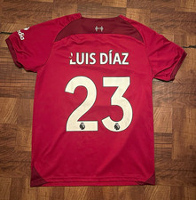 2022-23 Luis Diaz Liverpool Nike Home Jersey Size Small picture