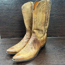 Lucchese 1883 Men's Boots Size 10.5 D Brown Leather Cowboy Western Mid-Calf picture