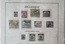 Malaya Selangor 1895 Stamps $1, $3 ,$5 High C.v.£1400 picture