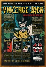 1996 Violence Jack Vintage Print Ad/Poster Manga Anime VHS DVD Video Promo Art picture