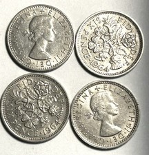 1964 Great Britain 6 Six pence. Very High Grade. Wedding Coin. Combined Shipping picture