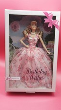 2018 Mattel Birthday Wishes Barbie Blonde Pink Floral Gown #FXC76 NRFB picture