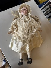 Antique J.D. Kestner 164 German Bisque Doll 25” Sleep Eyes Jointed Body picture