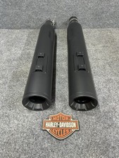 Vance & Hines Eliminator 400 Dual Black Slip-On Mufflers HARLEY 2017+ TOURING picture