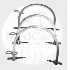 Gardner Wells Skull Traction Tongs U-shaped Skull Tong with Pins Diameter 210mm picture