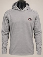 Georgia Bulldogs Men’s Large Gray Camo Performance Hoodie NWT picture