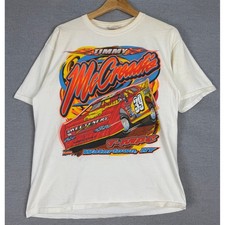 Vintage Timmy McCreadie T-Mac Racing Shirt 39 Sweeteners Plus White Large NY picture