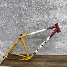 Vintage Bontrager Steel Mountain Bike Frame 17in USA Canti OX2 MTB 26in 135mm picture