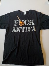 F Antifa T Shirt Size Medium USA Trump  picture