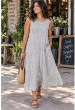 J. Jill Love Linen Dress Sz Medium  picture