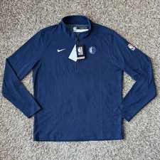 Nike Dallas Mavericks 1/4 Zip Men’s Size Large Team Issued Blue NBA Dri-FIT NEW picture