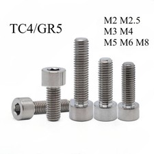 GR5 Titanium Allen Hex Socket Bolts Cap Head Screws M2 M2.5 M3 M4 M5 M6 M8 picture