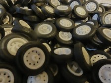 Large Lot Tonkin 1/50 Tires & WHITE color FRONT WHEELS 200+ pieces NEW picture
