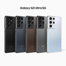 NEW UNLOCKED SAMSUNG GALAXY S21 ULTRA 5G SM-G998U ALL COLORS AND MEMORY GSM+CDMA picture