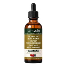 LUMVELLE Wild‑Harvested Wormwood Liquid Drops Herbal Gut Support Supplement 60ML picture
